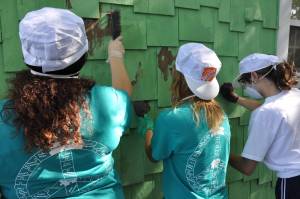 Scraping paint
